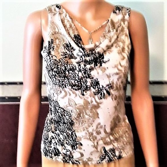 I.N. San Francisco Tops - I.N. San Francisco Multi Color Floral Sleeveless Top Size Small NWOT